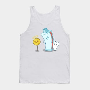 Sweet little tooth is protected by toothpaste Tank Top